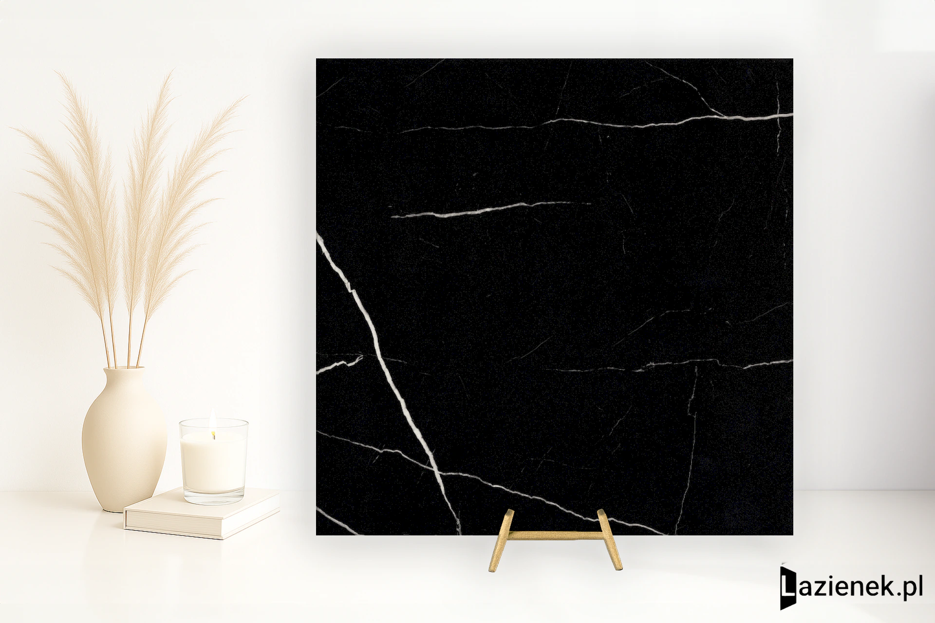 Casalgrande Padana Marmosmart Marquina strukturalna 60x60 cm gr. 9 mm - płytka rektyfikowana/12950312